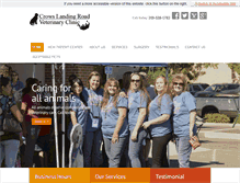 Tablet Screenshot of crowslandingroadvet.com